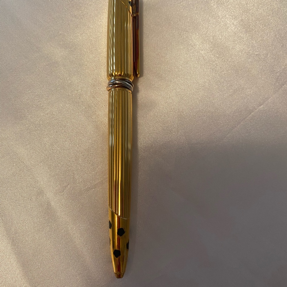 Cartier Rare Vintage1990 Panthers Trinity Rings Ballpoint Pen,never used
